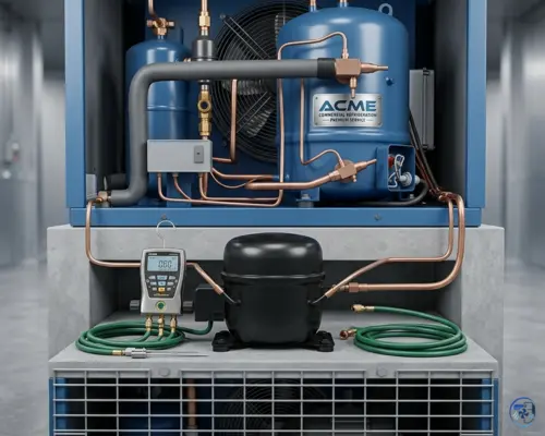 Walk-in freezer installation